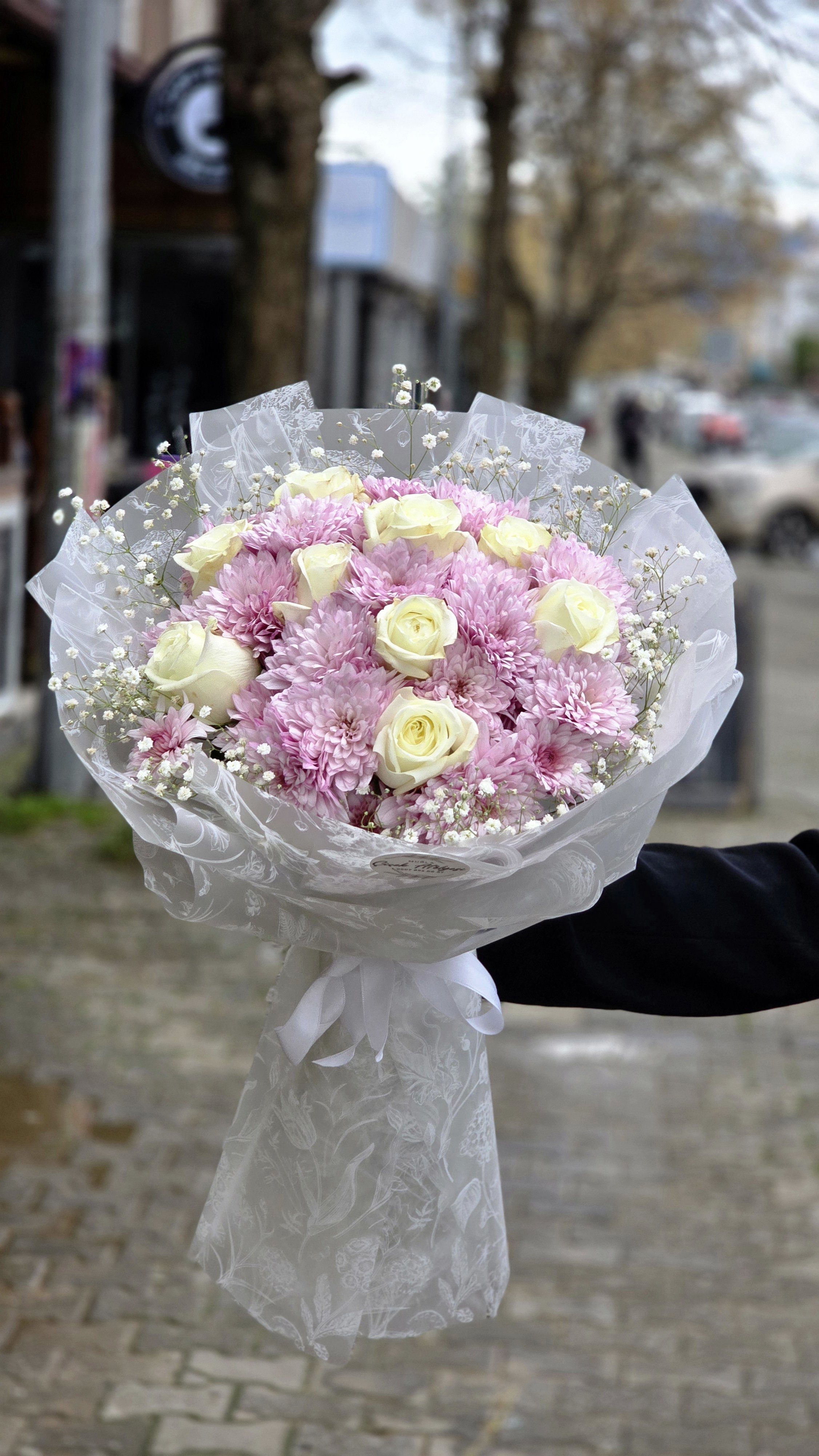 Beyaz Gül ve Kasımpatı 