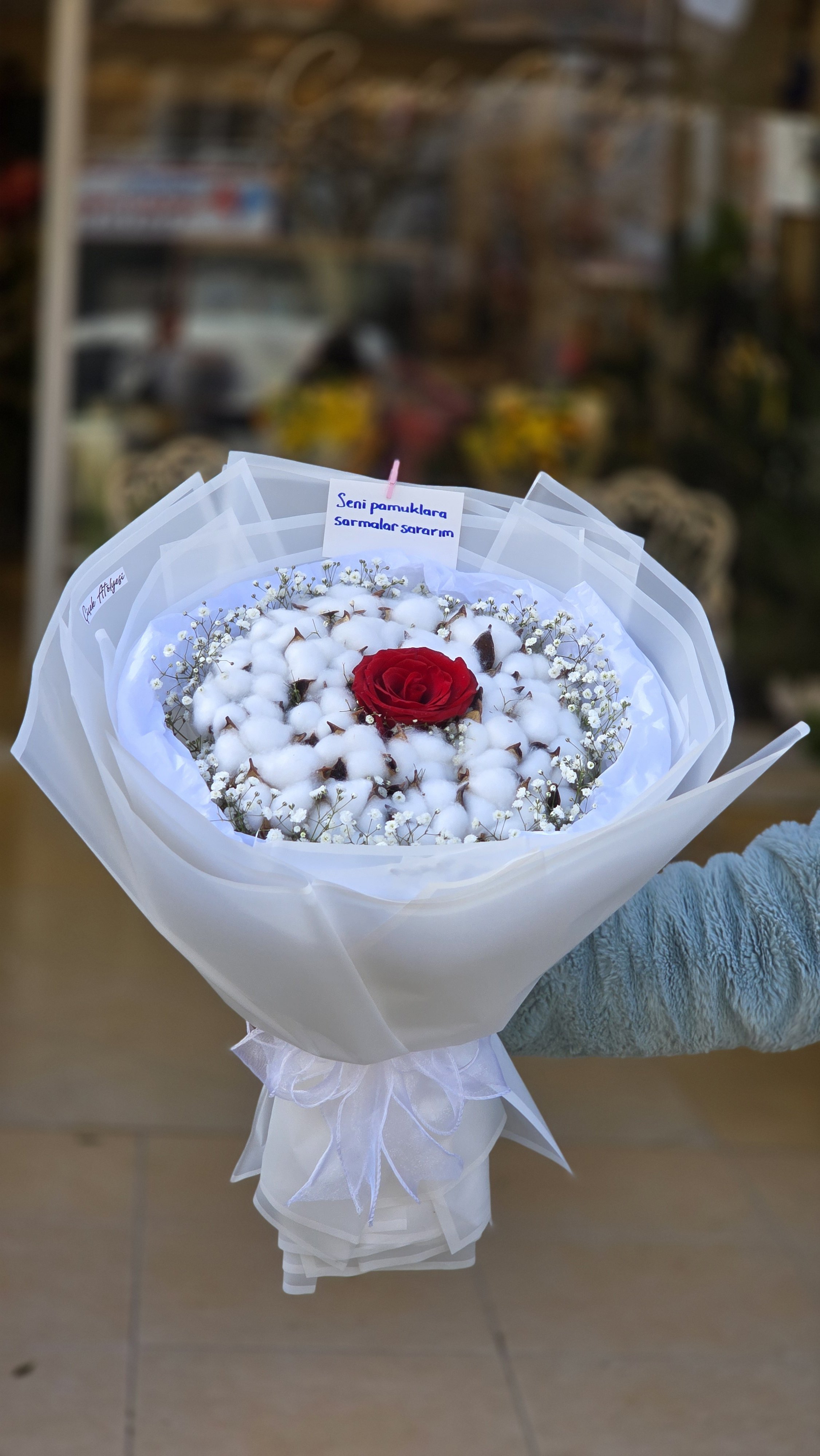 Seni Pamuklara Sarmalar Sararım Buketi