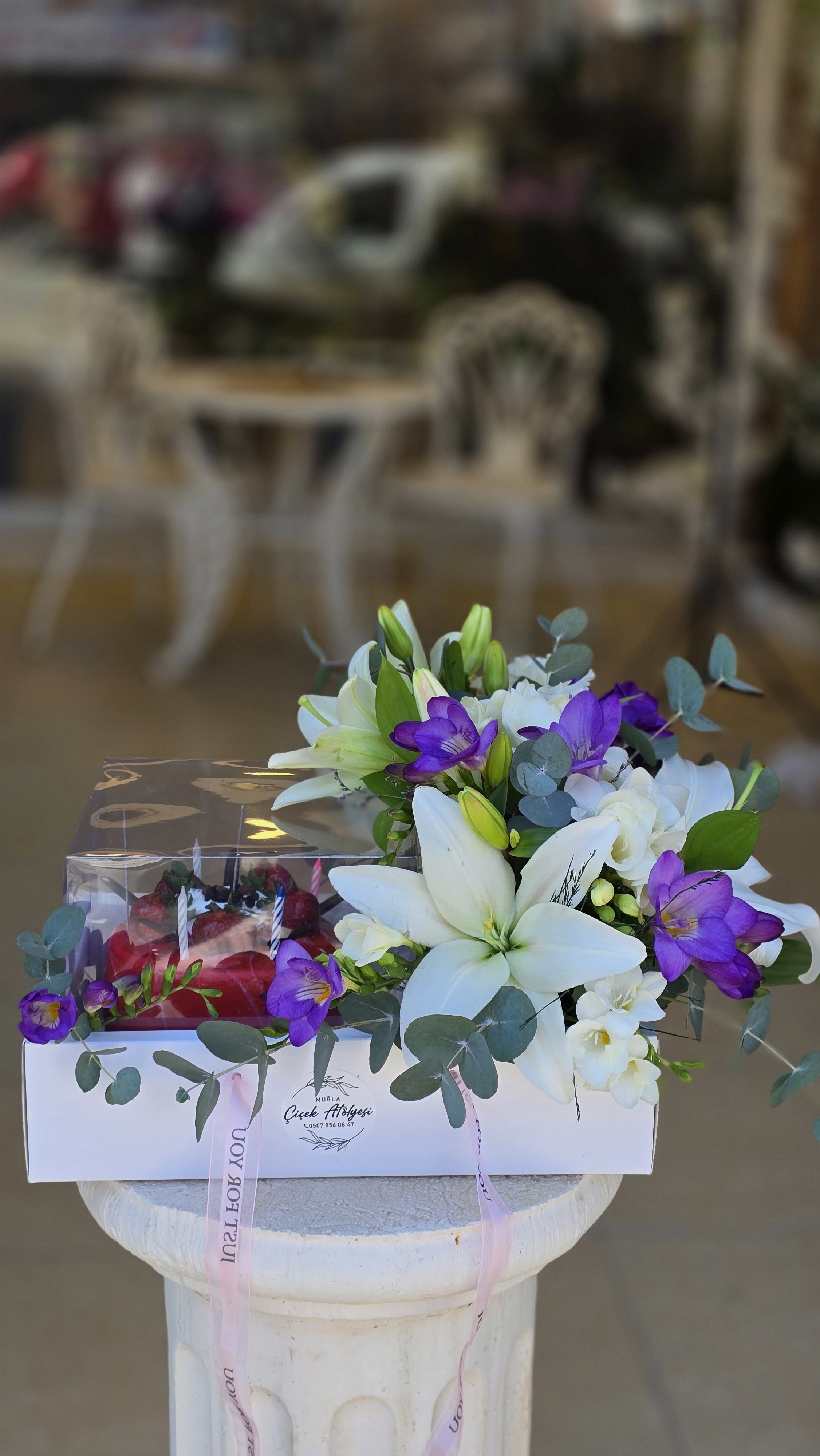 Pasta&Çiçek Kutusu